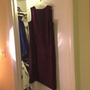 TSE designer dress maroon